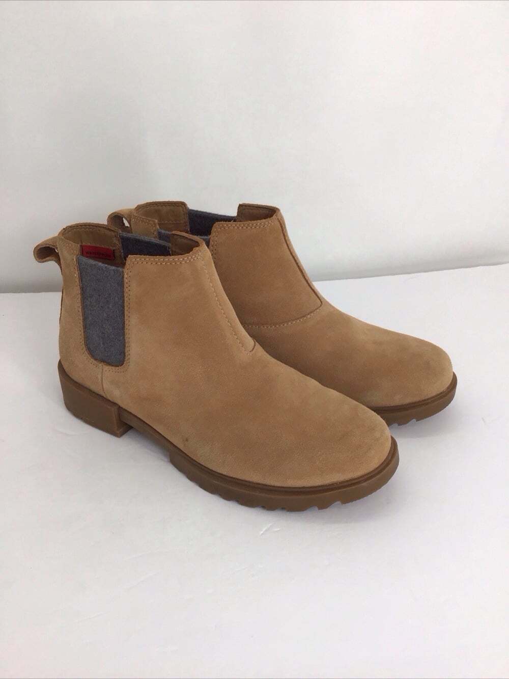 SOREL® Women's EMELIE II Chelsea Suede Leather Waterproof Boot Winter Size 8